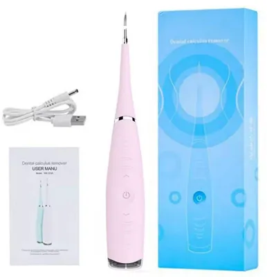 Produktbild von Elektrischer Zahnsteinentferner – Zahnsteinentferner – Rosa – Mundpflege – Zahnreinigung – Zahnsteinentfernung – wiederaufladbar – Zahnreiniger – Plaque-Entferner – CHPN