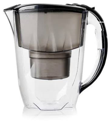 Produktbild von Aquaphor Amethyst 2,8L Krug mit Kartuschenwechselanzeige + 3 Maxfor-Kartuschen, schwarz