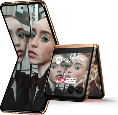 Produktbild von Motorola razr 40 Ultra, 17,5 cm (6.9"), 8 GB, 256 GB, 12 MP, Android 13, Pfirsich
