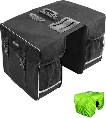 Imagen del producto de Bolsas para bicicleta de doble compartimento, 30 litros - Impermeables - Resistentes al desgarro