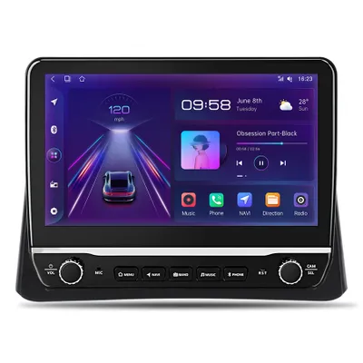 Obrázok produktu pre 10.1 palcový 2+32G SWC Carplay pre Opel Mokka 2012-2016 Autorádio Android12 BT WIFI RDS DSP DAB+ USB 1280*720P