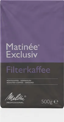 Produktbild von Melitta Matinee Exclusiv - 500g Kaffee gemahlen, Filterkaffee