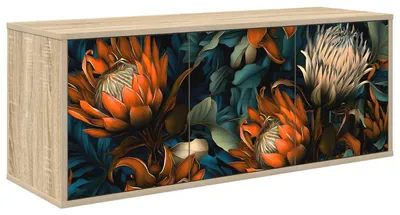 Obrázok produktu pre vidaXL Nástenná TV skrinka LOCHEM, 102 x 33 x 40 cm, Imitácia dreva Sonoma