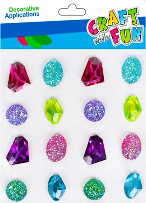 Produktbild von Dekoratives Ornament Selbstklebende Kristalle Noble Craft with Fun 501437
