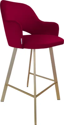 Obrázok produktu pre Barová stolička Milano, zlatá podnož MG31