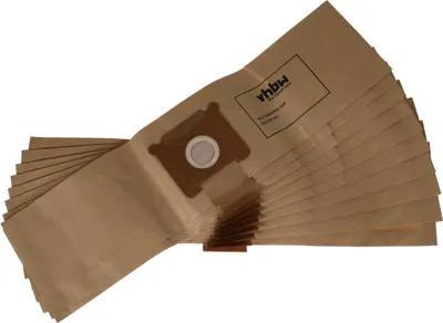 Produktbild von vhbw 10x Staubbeutel Ersatz für 801670, 801614, 802224, 610783, 610782, 610785, 610784, 0001261, 607961 für Staubsauger - 28cm x 19,5cm Sandfarben