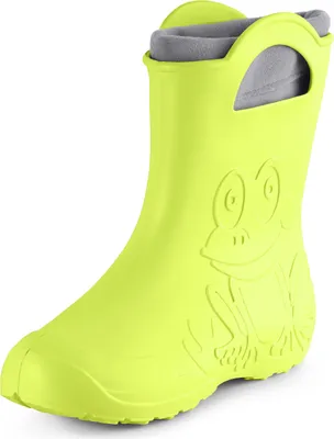 Image de Ladeheid Femmes plumeuses Eva Bottes de pluie fourrées LA-CA-12 (Citron vert, 40/41 UE)