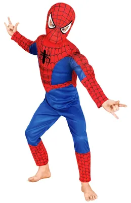 Produktbild von Spiderman Overall Karneval Faschingskostüm Kinder Kindergröße: 128