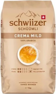 Zdjęcie produktu dla SCHWIIZER SCHÜMLI Kawa ziarnista Schwiizer Mild, 1kg SCHWIIZER MILD