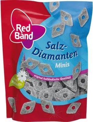 Produktbild von Red Band Lakritz Salzdiamanten Minis Premium Stehbeutel 200g
