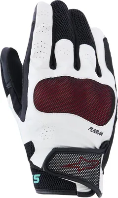 Immagine prodotto di Guanti da moto Alpinestars Stella Mogress Airflow da donna, nero/bianco/rosso, L
