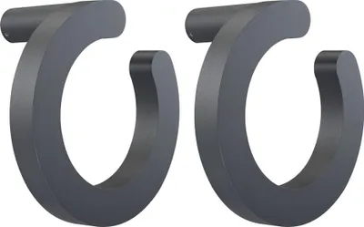 Produktbild von 2x LED Wandleuchte, Aluminium, grau 30 cm