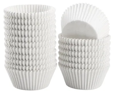 Produktbild von 200 Stück Cupcake-Förmchen, fettdichte Muffin-Backförmchen, lebensmittelecht, BPA-frei, antihaftbeschichtet, ölbeständig