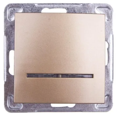 Obrázek produktu pro Ospel ŁP-1YS/m/28, Zlato, IP20, 250 V, 16 A, 71 mm, 40 mm