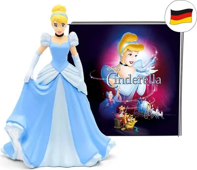 Zdjęcie produktu dla tonies Disney Cinderella, Zabawka pozytywka, Beżowy, Niebieski, Biały