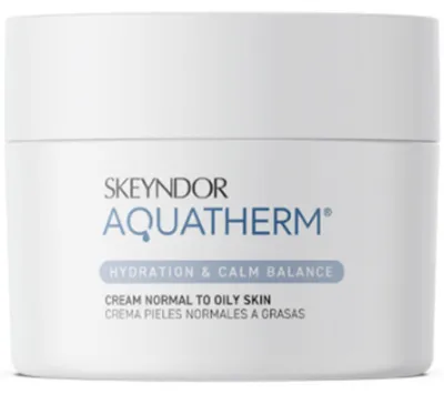 Produktbild von Skeyndor – Aquatherm Creme für normale bis fettige Haut – 50 ml