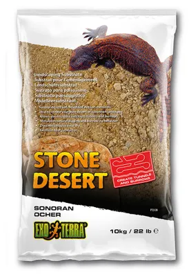 Productafbeelding van Exo Terra Stone Desert Sonoran Ocher – landschaps substraat voor woestijn | savanne – 5 kg | 10 kg 10KG