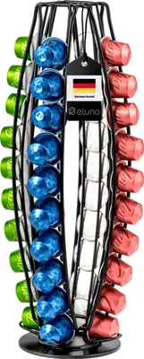 Immagine prodotto di portacapsule eluno "Nespresso", distributore di capsule fino a 40 capsule, nero