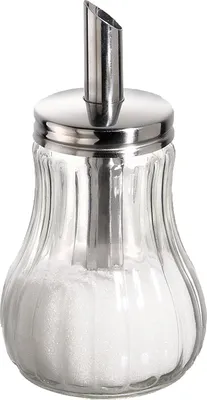 Produktbild von APS Zuckerdosierer mit Dosierrohr Edelstahl/Glas