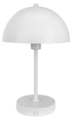 Produktbild von Tischlampe, Kabellos Dimmbar Tischleuchte, Led Tischleuchte Metall, Leselampe, USB Wiederaufladbare, Stockholm weiß