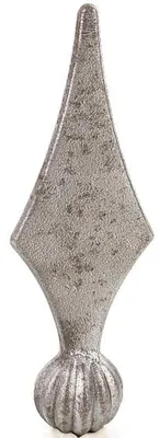 Produktbild von LogistSystem 1 Stück Zierspitze Metall 95x30mm (HxB) / ∅ 20 Zaundekoration 40.071.01
