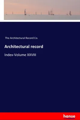 Produktbild von Architectural record