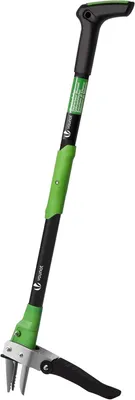 Image de Désherbeur manuel - Longueur : 100 cm - Acier inoxydable - Outil de désherbage - Robuste - Long manche