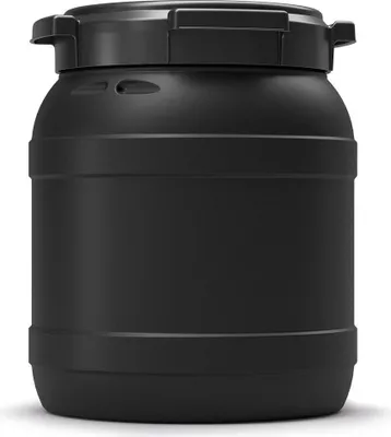 Produktbild von CurTec 15 L UV-beständiges Kunststofffass mit Schraubdeckelverschluss schwarz