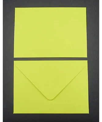 Produktbild von Briefumschläge 110x156mm 120g/qm gummiert VE=100 Stück limone