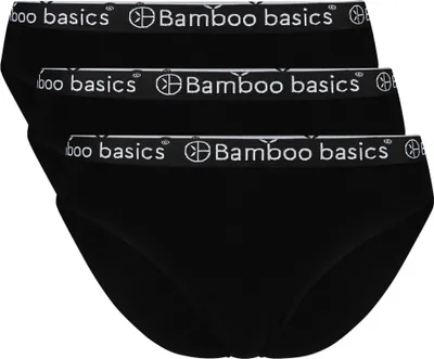 Produktbild von Bamboo Basics Slip Yara - Black - 3-Pack, Farbe:Black, Größe:M
