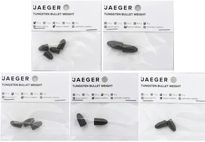 Produktbild von Jaeger Fishing Green Pumpkin Tungsten Bullet Weight - Bulletgewichte, Gewicht / Inhalt:7.2g / 3 Stück