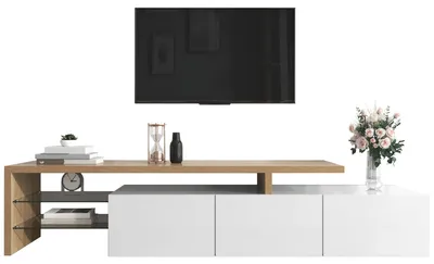 Produktbild von Lowboard / TV‑Schrank / TV‑Lowboard mit praktischer Stauraum,
