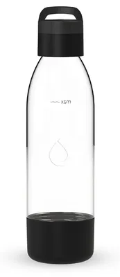 Produktbild von Dafi PushAir schwarz 0,7 l Karbonisatorflasche mit Schraubverschluss und Griff