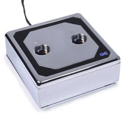Produktbild von Eisblock XPX Aurora Edge - Full Brass Chrome Digital RGB, CPU-Kühler