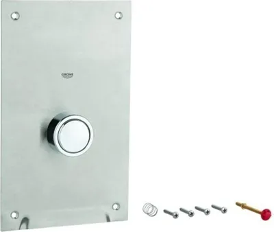Produktbild von Grohe Abdeckplatte komplett für Austausch WC-Druckspüler chrom - 43176000