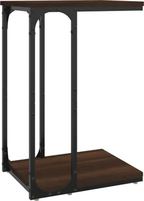 Obrázek produktu pro vidaXL Boční stolek hnědý Dub Optics 40x30x60 cm Dřevěný materiál