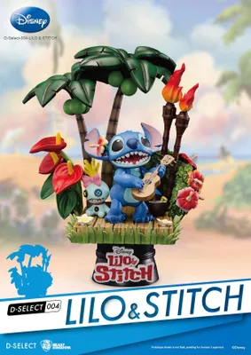 Produktbild von Beast Kingdom Toys - Disney D-Stage PVC Diorama Stitch 14 cm