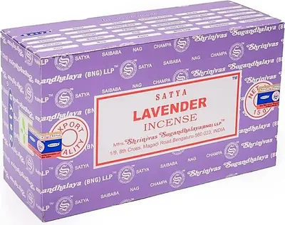 Image de Set d'encens Satya Lavender -- 15 g + encens Kyara Eiju