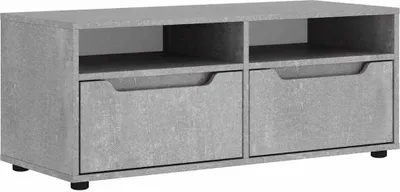Immagine prodotto di vidaXL Mobile TV VISNES grigio cemento 100x40x38 cm Materiale a base di legno