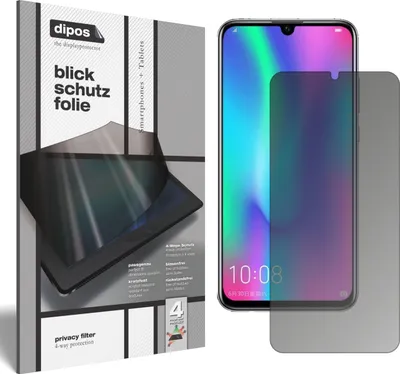 Produktbild von Blickschutzfolie für Honor 10i matt Schutzfolie Folie Display Schutz dipos