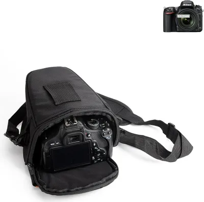 Produktbild von K-S-Trade Kameratasche Fototasche Schultertasche Umhängetasche kompatibel mit Nikon D750 Colt  für Systemkameras Schutzhülle bag Zubehörtasche