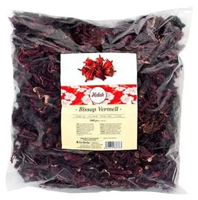 Getrocknete Hibiskusblüten, rot, 1 kg – Karkade