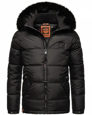Produktbild von Stone Harbour Herren warme Winter Jacke Steppjacke Outdoor Parka Mantel Zarlaan Schwarz Gr. 54 - XXL