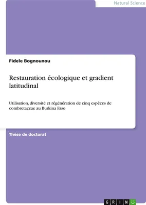 Produktbild von Ökologische Restauration und Breitengradienten