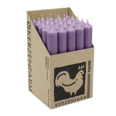 Produktbild von Stearin Stabkerze - levandule, 25 stk.