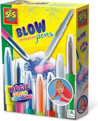 Image de Stylos aérographe SES Blow - Changement de couleur magique