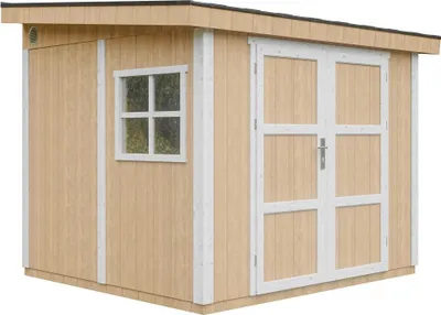 Produktbild von Gartenhaus  5,9 m² - H231x248x294 cm - Timbela M938-HARVEST HONEY
