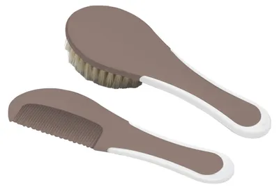 Produktbild von Bébé-Jou Frisierset - Mocha Mousse | Baby Bürste