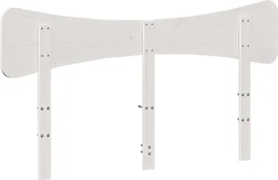 Obrázek produktu pro vidaXL Čelo postele bílé 140 cm z masivního borovicového dřeva