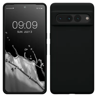 Produktbild von kwmobile Handyhülle für Google Pixel 7 Pro Hülle, für Pixel 7 Pro Case - Hülle Silikon - kabelloses Laden - Schwarz